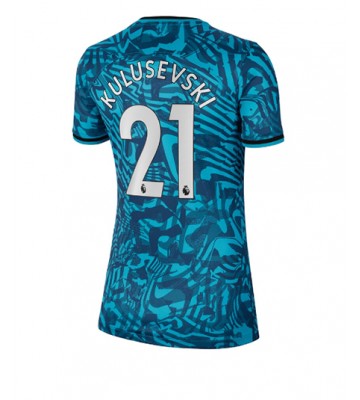 Tottenham Hotspur Dejan Kulusevski #21 Tredjedrakt Kvinner 2022-23 Kortermet